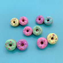 Load image into Gallery viewer, Donut polymer clay hair clips
