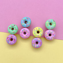 Load image into Gallery viewer, Donut polymer clay hair clips
