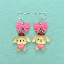 Load image into Gallery viewer, Pom Pom Purin resin charm earrings
